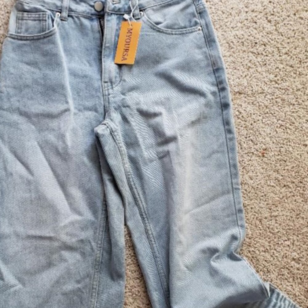 Myoursa Straight High Waisted Jeans
